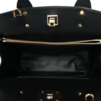 Salvatore Ferragamo Calfskin Large Studio Bag Black 5 of 8