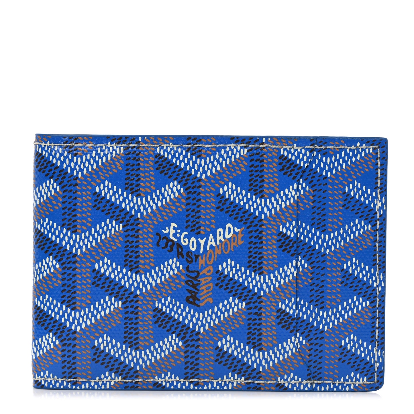 Goyardine Bi-Fold Victoire PM Wallet Sky Blue