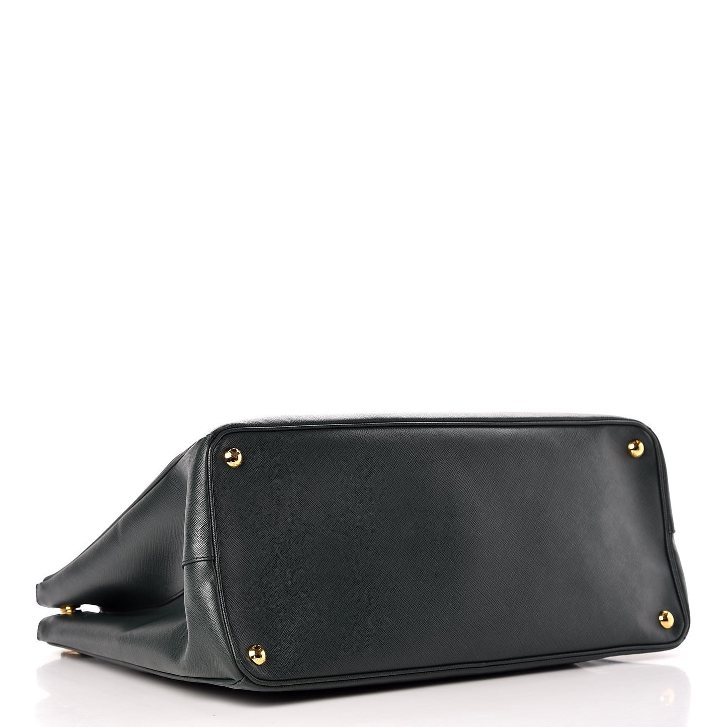 Saffiano Lux Extra Large Galleria Double Zip Tote Smeraldo