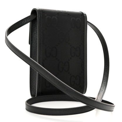 Gucci Econyl Nylon Monogram Off The Grid Crossbody Bag Black 3 of 11