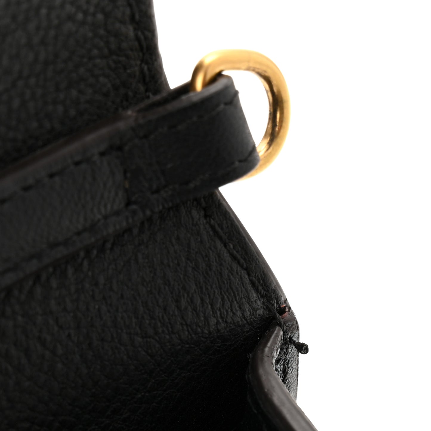 Calfskin Small Nile Bracelet Minaudiere Bag Black