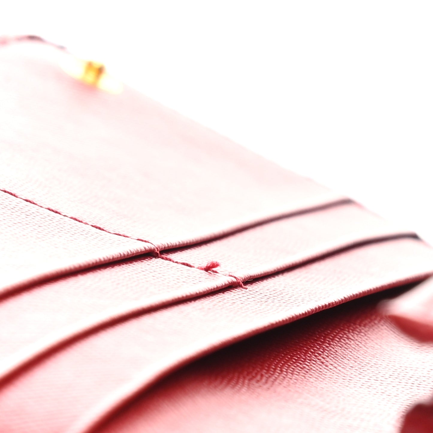 Saffiano Metal Continental Flap Wallet Fuoco