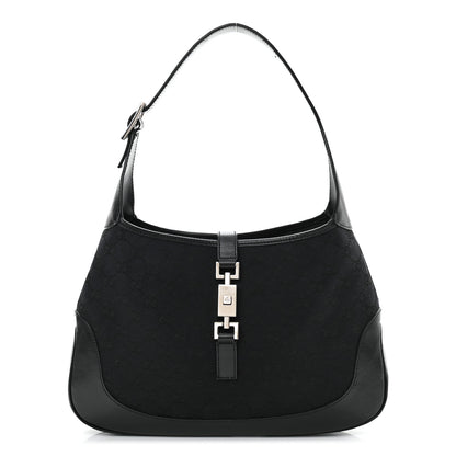 Gucci Monogram Jackie O Hobo Black 1 of 13