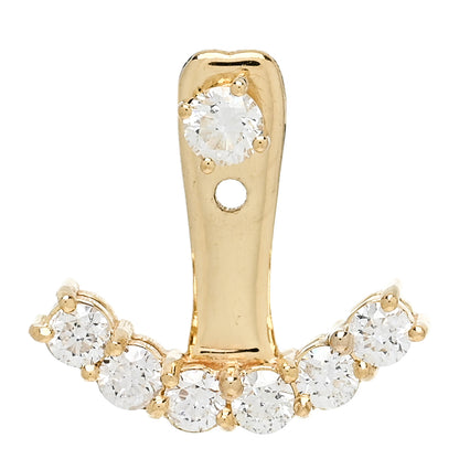 Anita Ko 18K Yellow Gold Diamond Earring Jacket 1 of 5