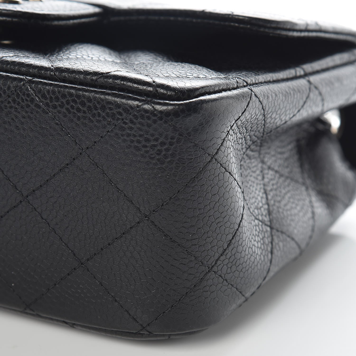Chanel Caviar Quilted Mini Square Flap Black 11 of 12