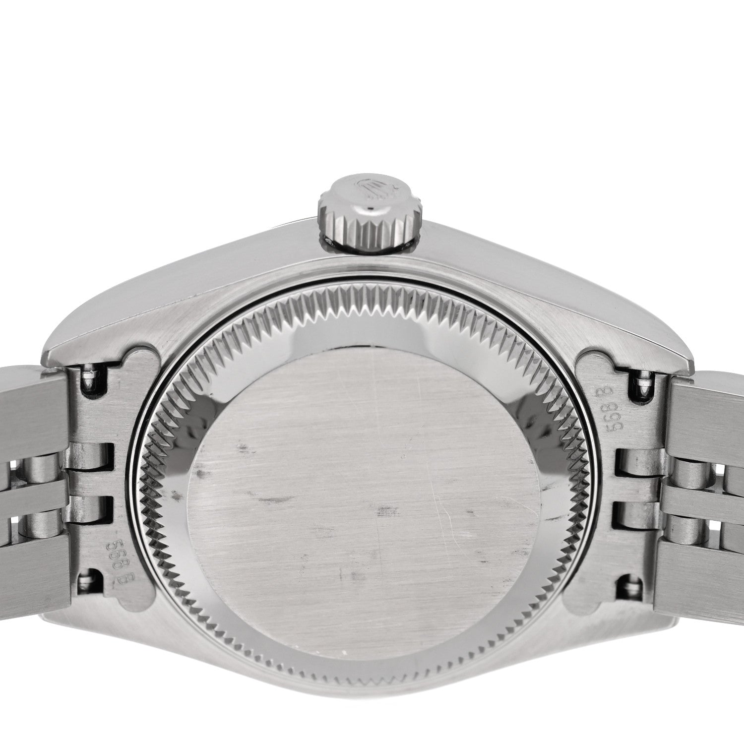 Rolex Stainless Steel 18K White Gold 26mm Oyster Perpetual Datejust Watch Silver Roman 79174 4 of 5