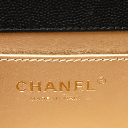 Chanel Caviar Quilted Medium Carry Me Top Handle Flap Black 6 of 11