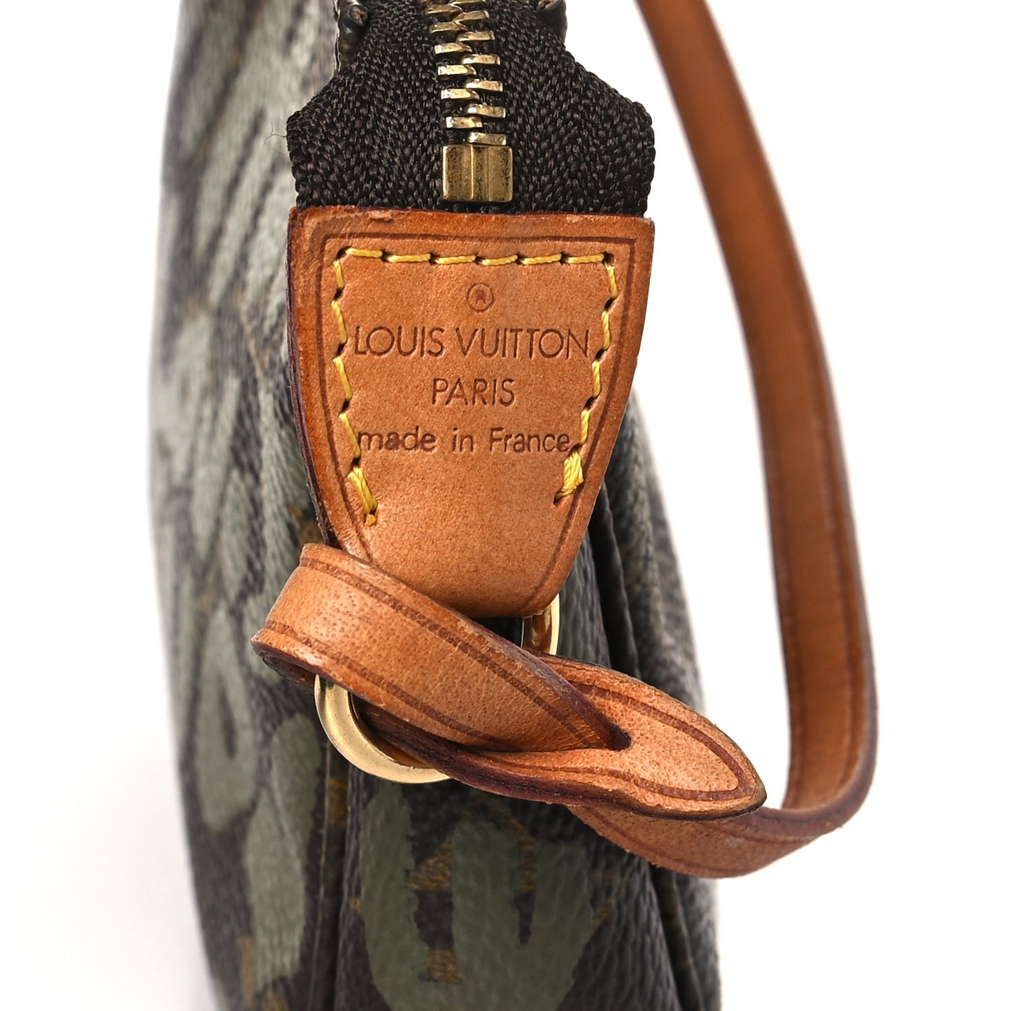 Monogram Graffiti Pochette Accessories Kaki