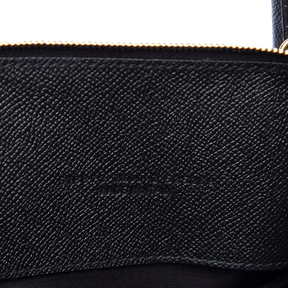 Balenciaga Signature Grained Calfskin Logo S Ville Top Handle Bag Black 9 of 10