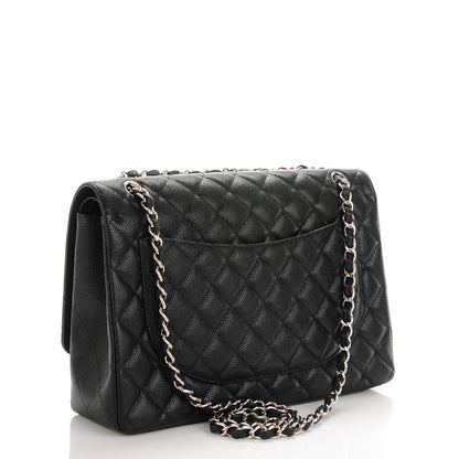 Chanel Caviar Quilted Maxi Double Flap Black 3 of 8