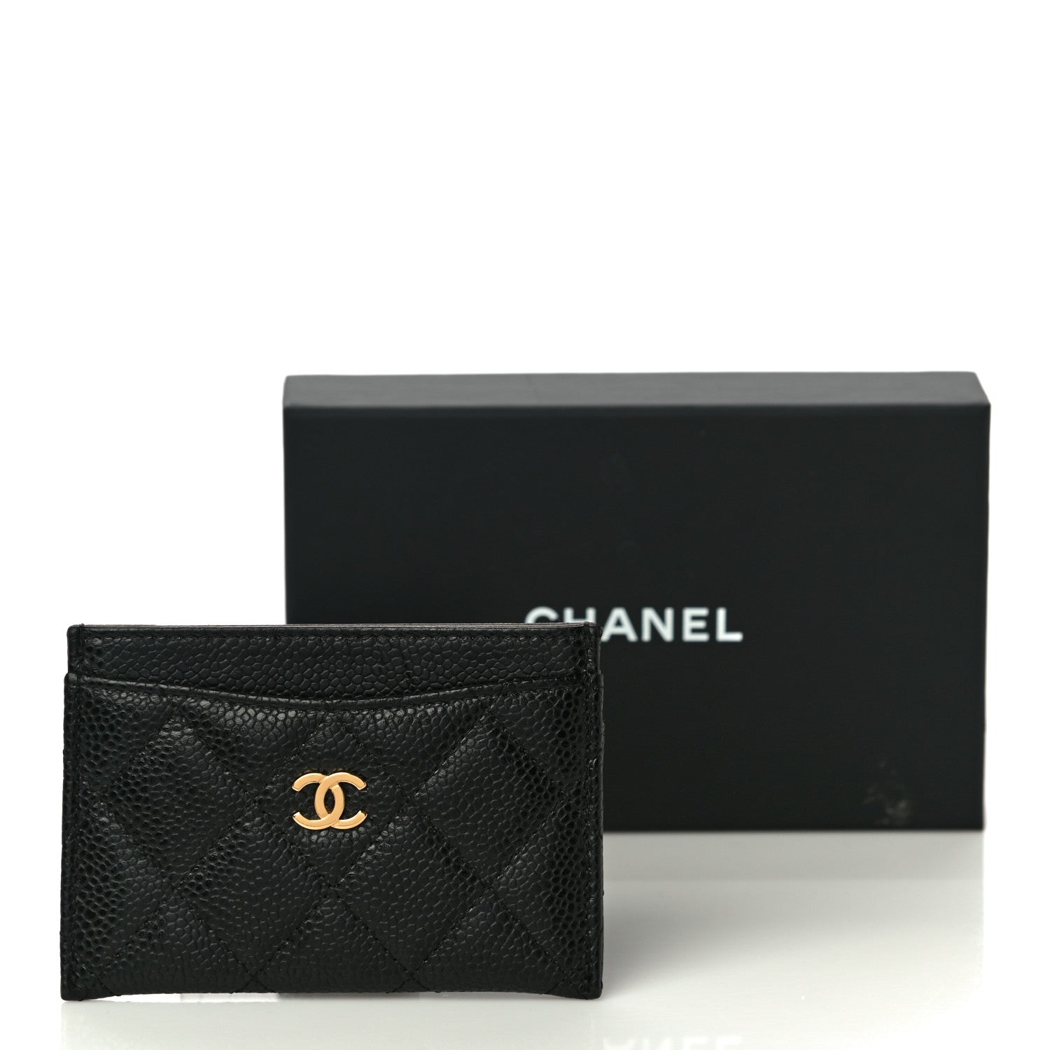Chanel Caviar Quilted Card Holder Black 12 of 12