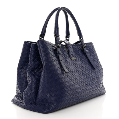 Bottega Veneta Nappa Intrecciato Medium Roma Tote Atlantic 3 of 17