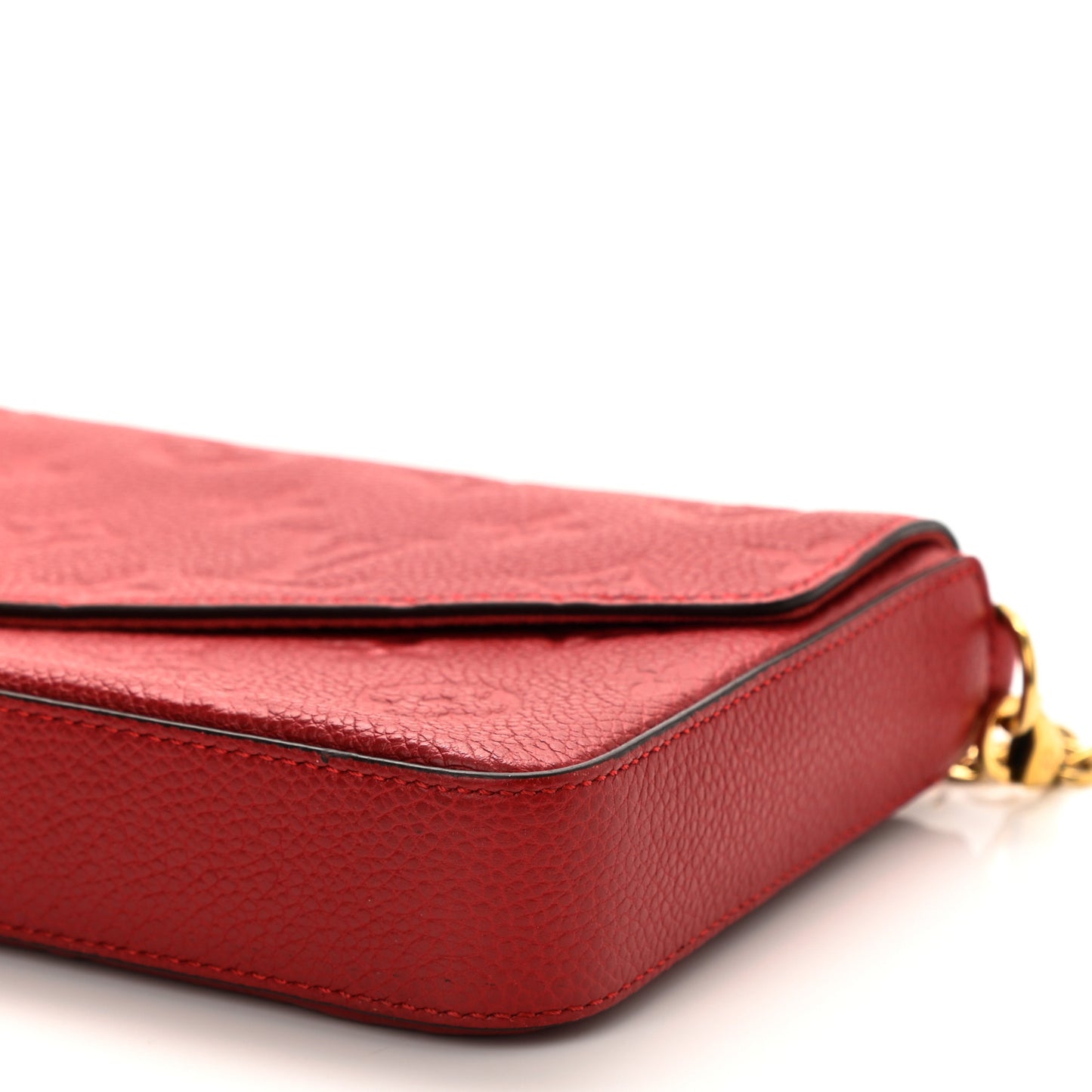 Empreinte Pochette Felicie Chain Wallet Scarlet