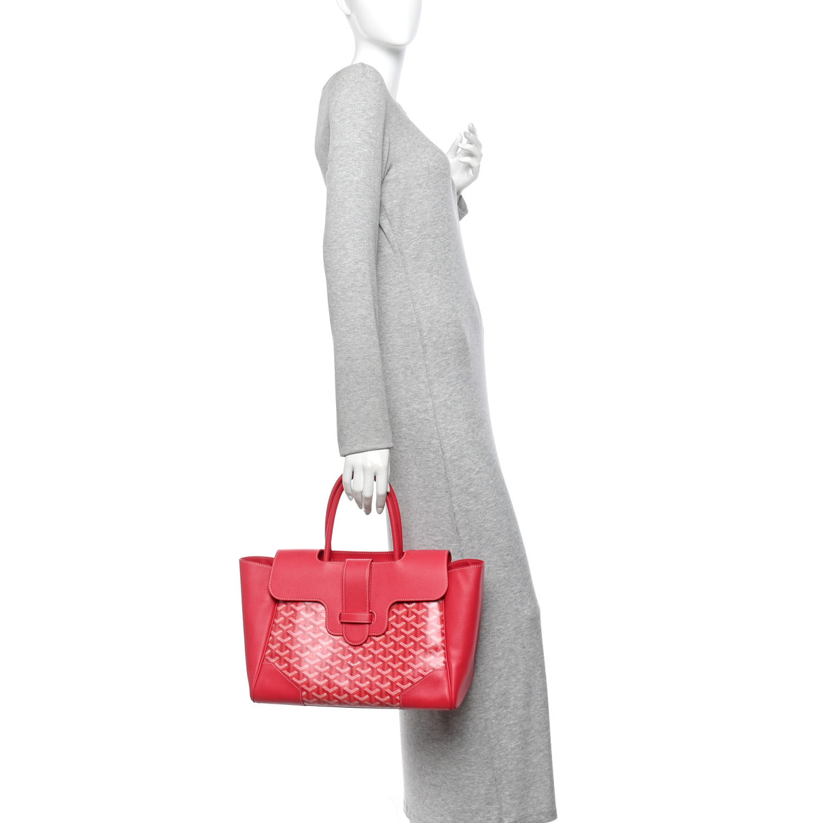 Goyard Goyardine Le Jardin Saigon Tote Fuchsia 2 of 9