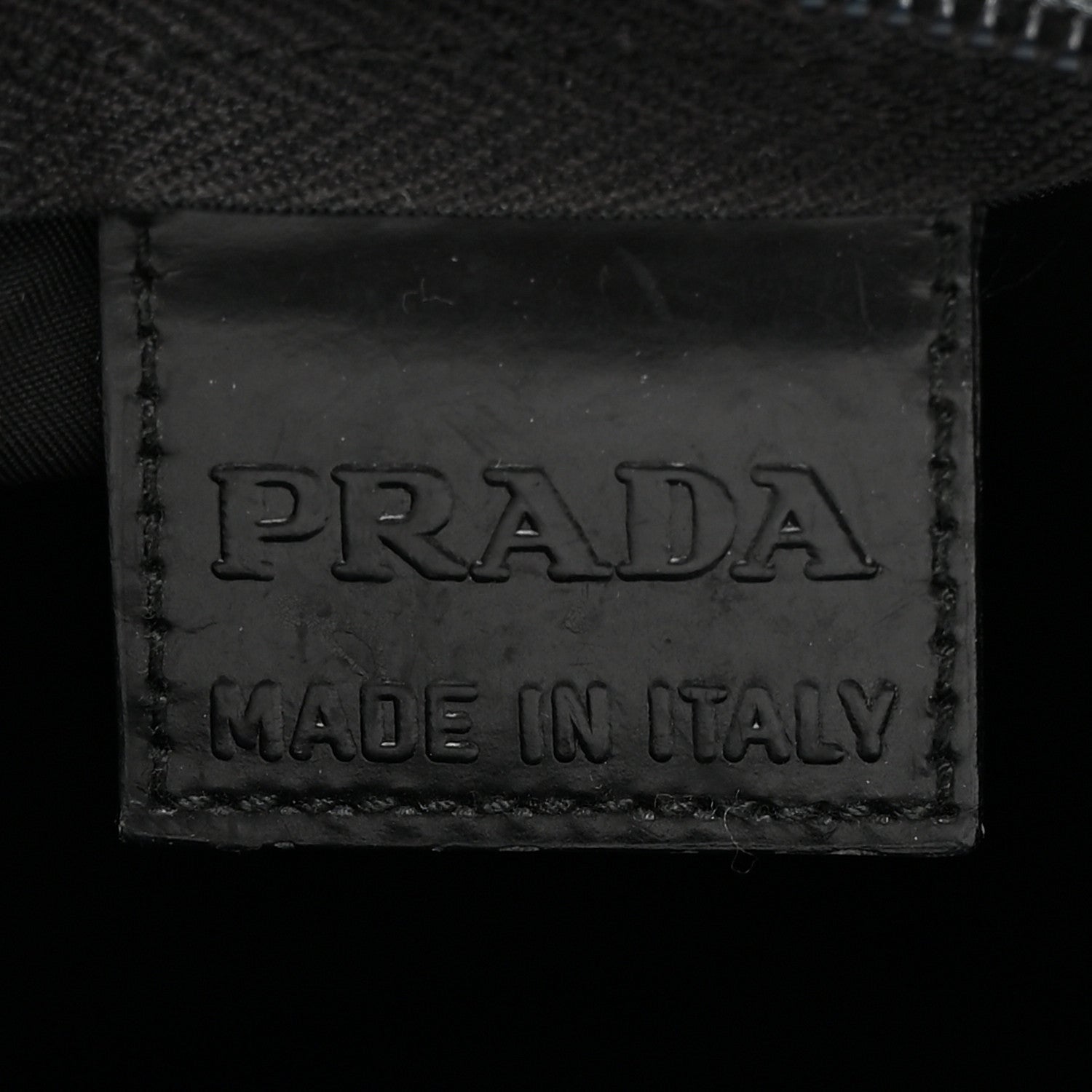 Prada Nylon Tessuto Pouch Black 6 of 8