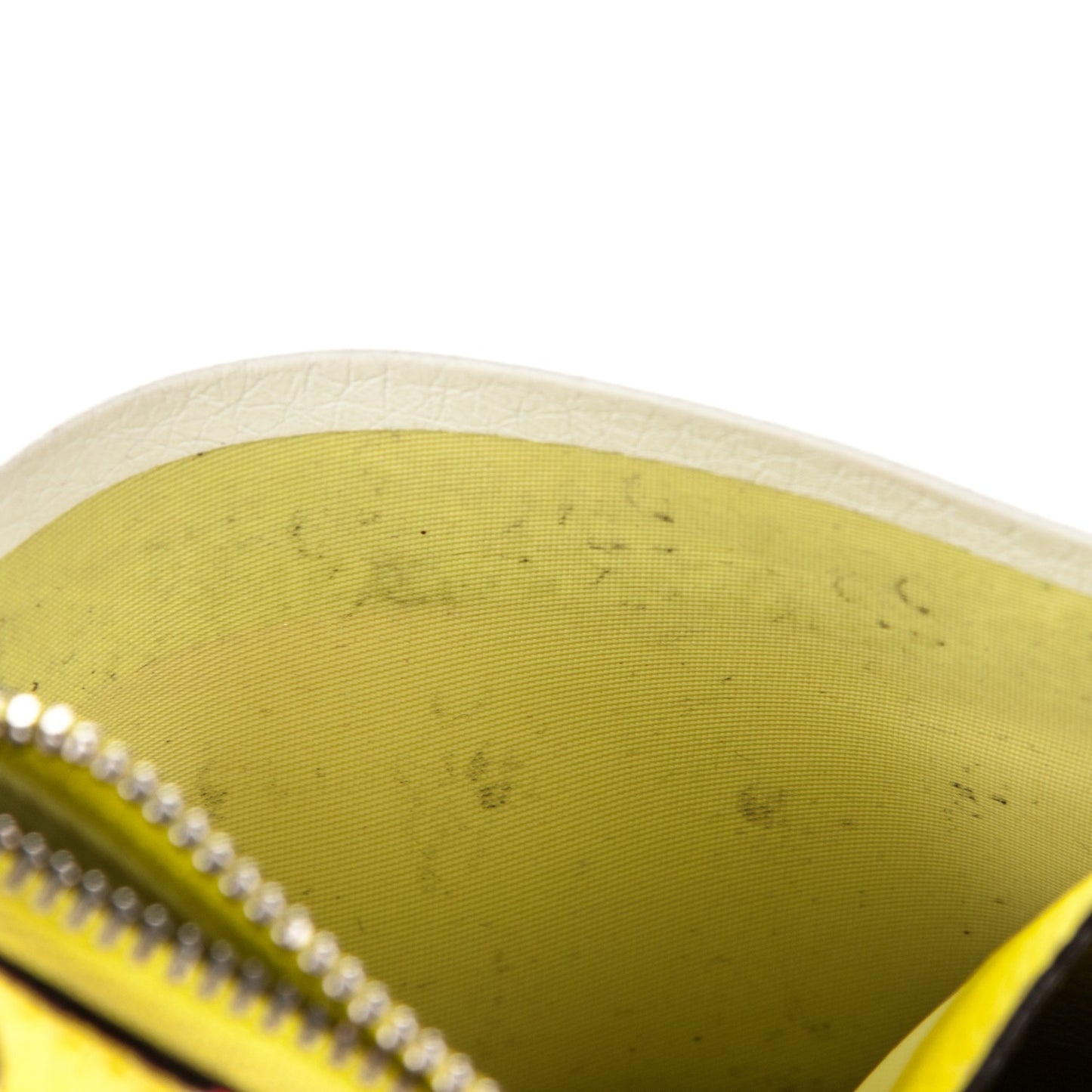 Bullcalf Tri-Color Diorissimo Card Holder Vert Acide