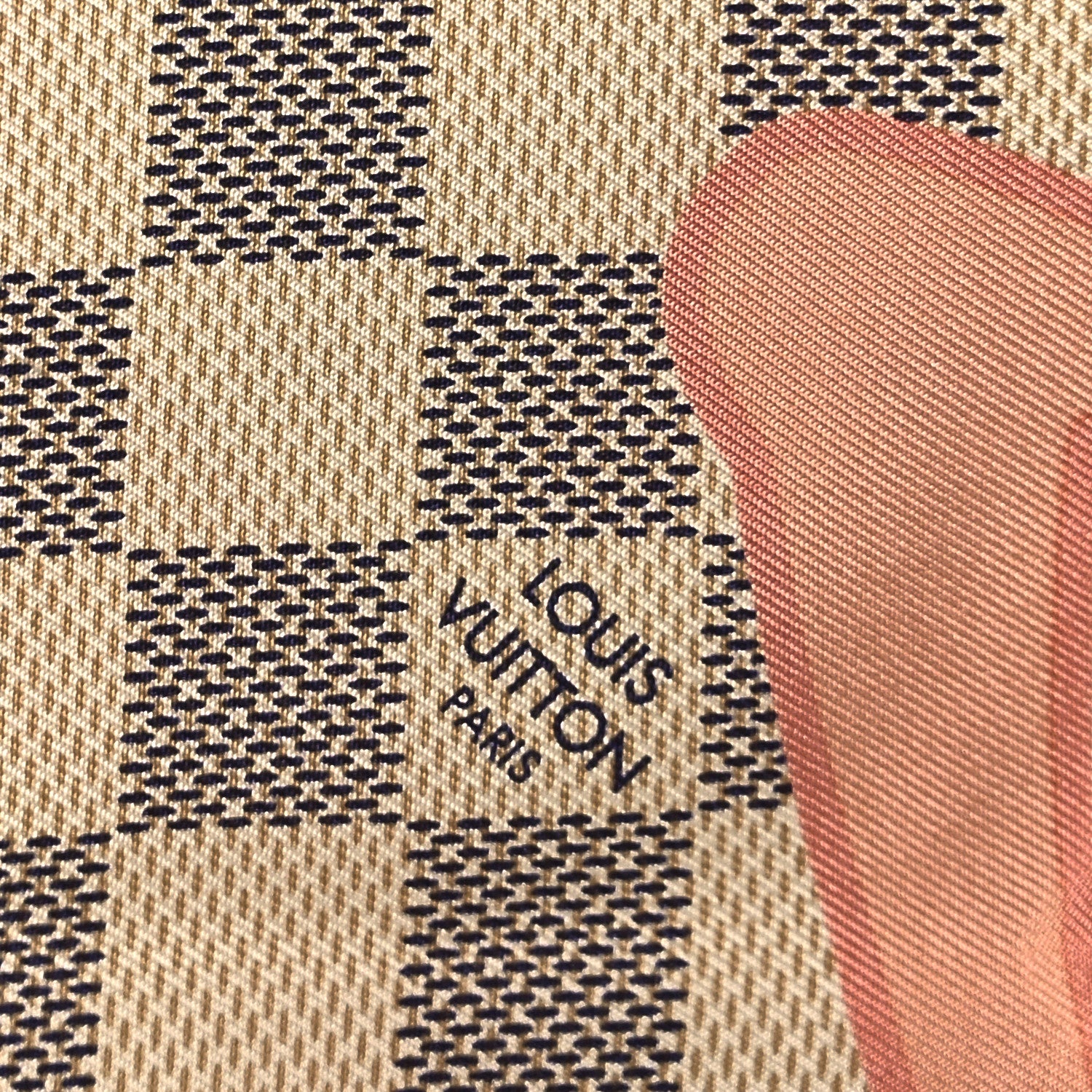 Louis Vuitton Silk Damier Azur Tahitienne Square Scarf 1849100