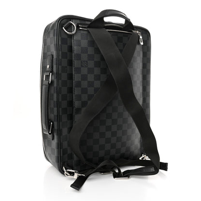 Louis Vuitton Damier Graphite Briefcase Backpack 3 of 9