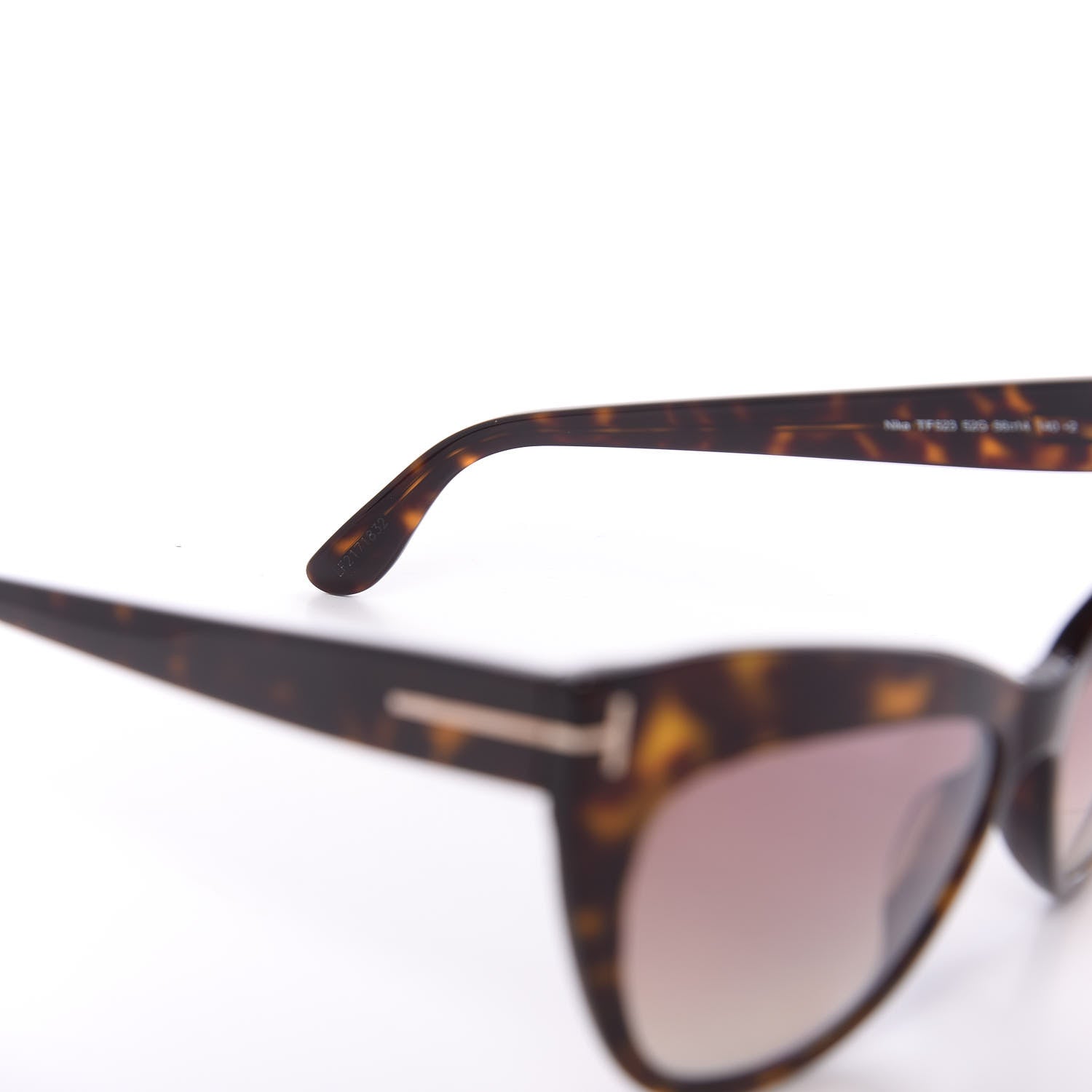 Tom Ford Nika Cat Eye Sunglasses TF523 Havana 7 of 9