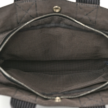 Hermes Canvas Herline PM Tote Grey 5 of 9