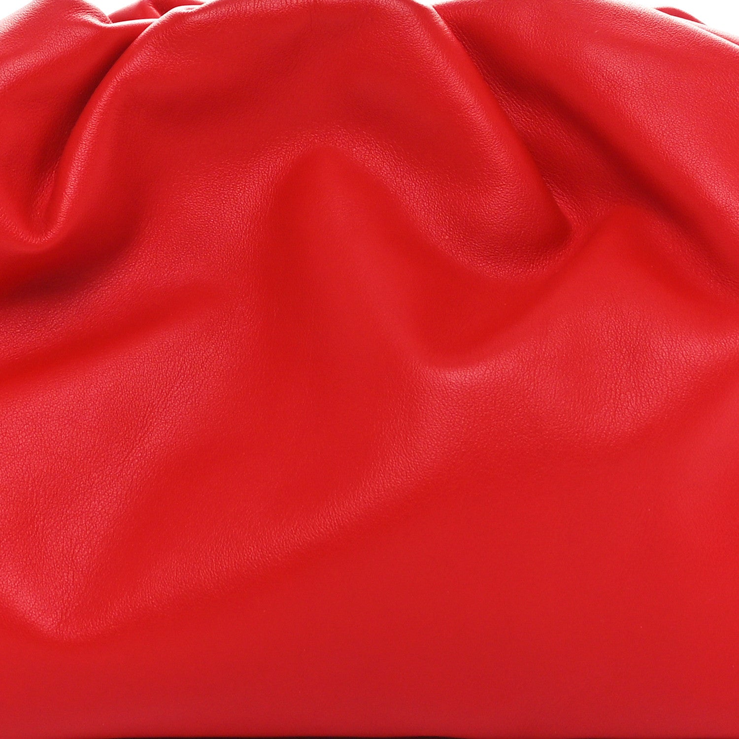 Bottega Veneta Smooth Butter Calf The Pouch Oversized Clutch Bright Red 9 of 11