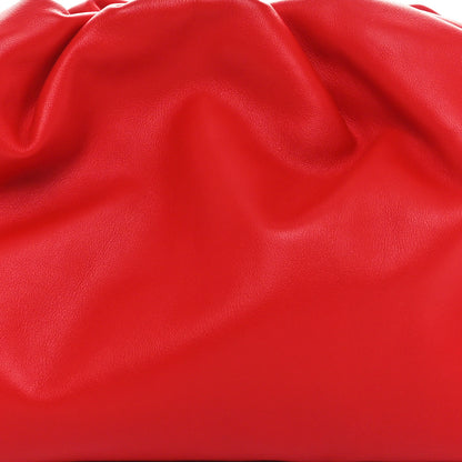 Bottega Veneta Smooth Butter Calf The Pouch Oversized Clutch Bright Red 9 of 11