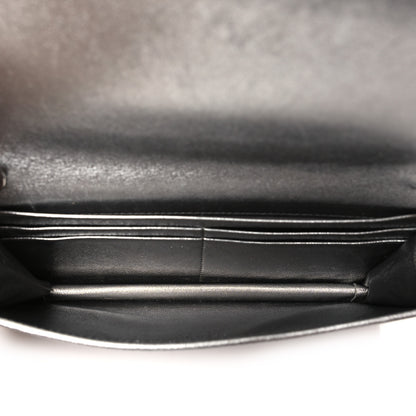Prada Metallic Nappa Mini Impunture Diagramme Mini Crossbody Bag Cromo 5 of 12