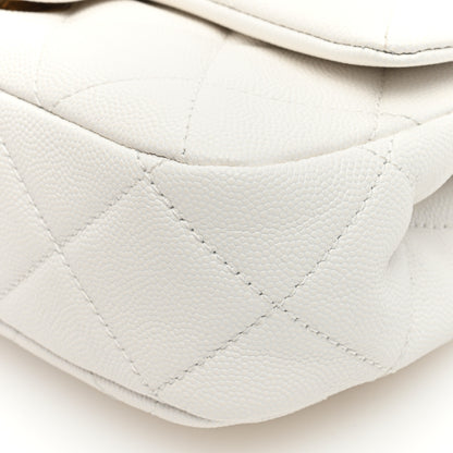 Chanel Caviar Quilted Funky Match Mini Flap White 10 of 10