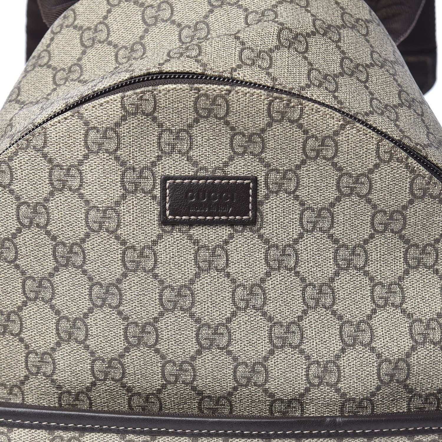 Gucci GG Supreme Monogram Margaux Calfskin Childrens Day Backpack Beige Ebony Cocoa Dark Chocolate 10 of 10