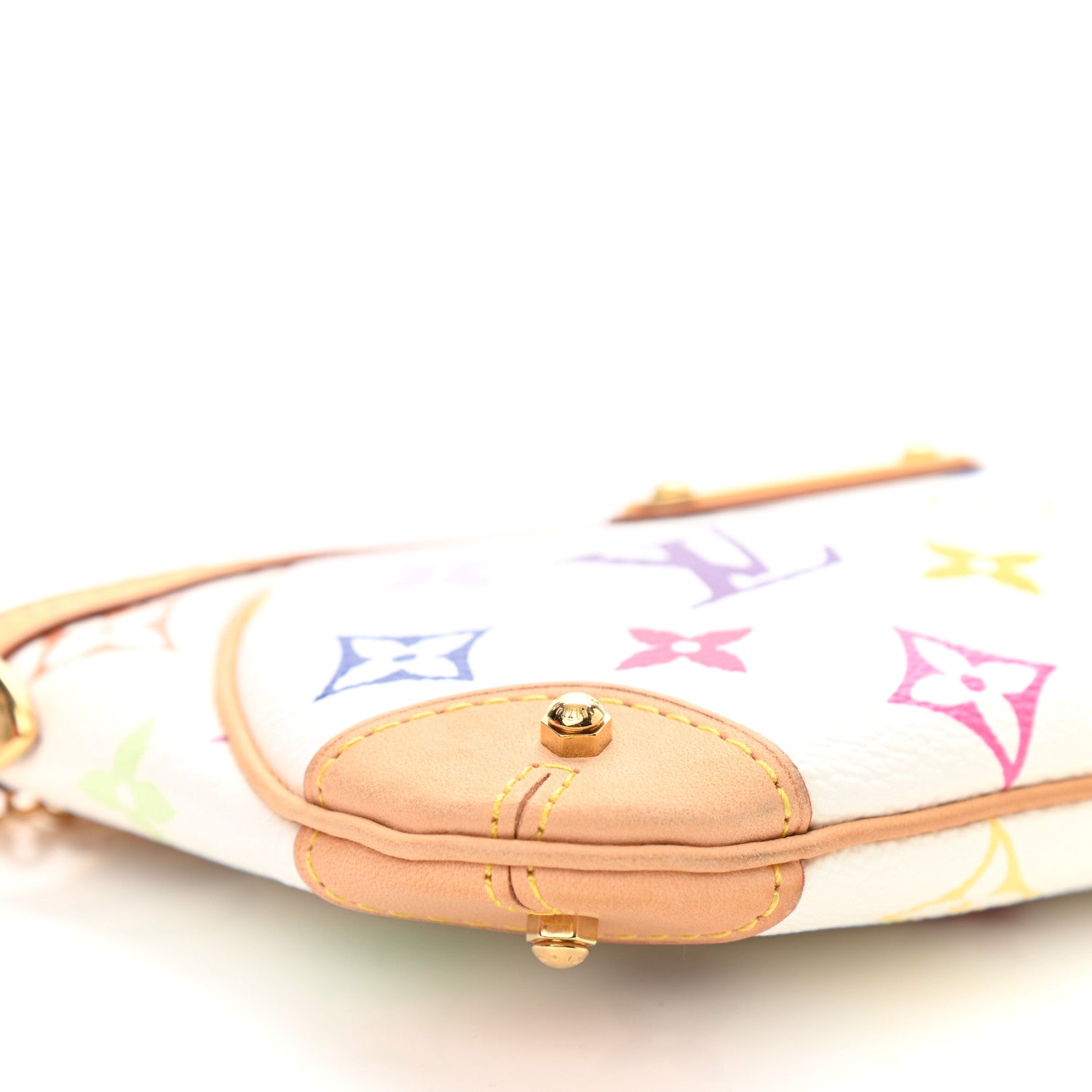 Louis Vuitton Monogram Multicolor Pochette Milla MM White 8 of 9