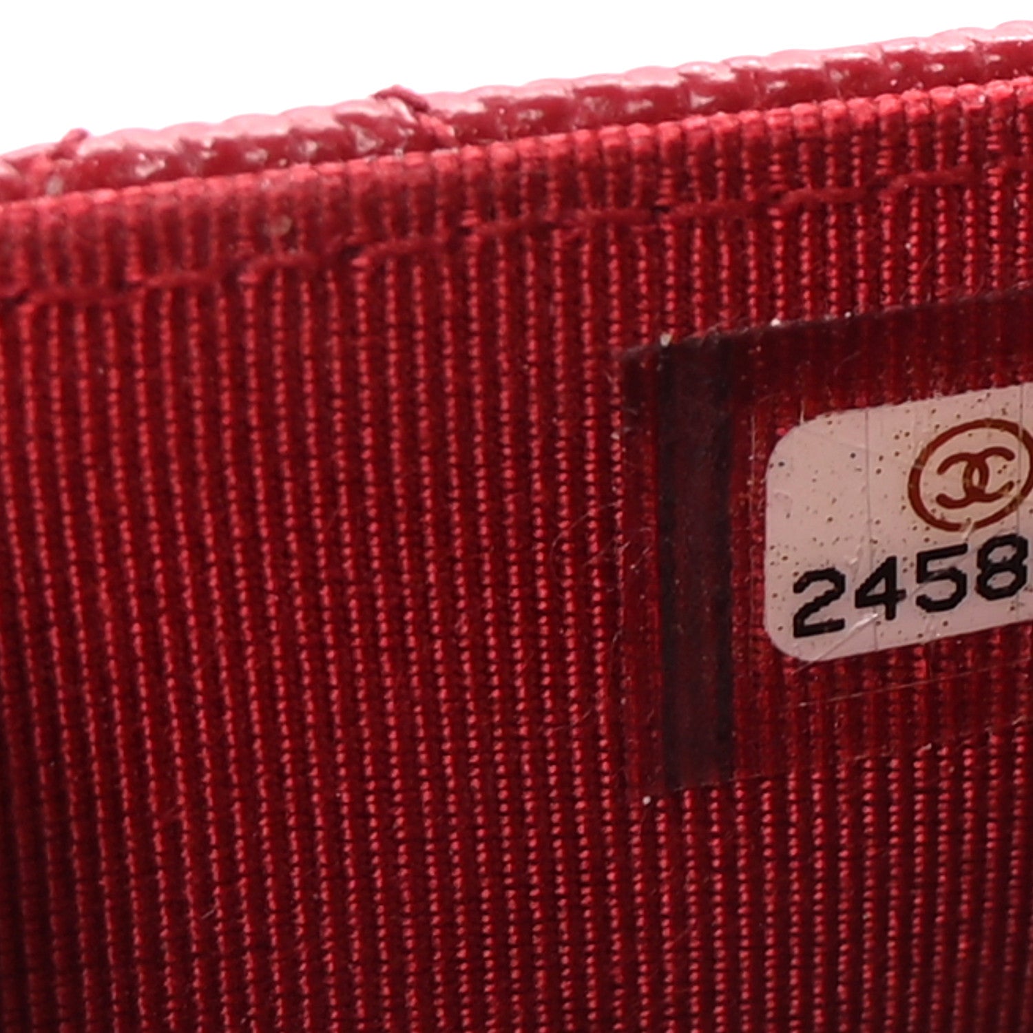 Chanel Caviar Quilted Flap Card Holder Wallet Red 8 of 9