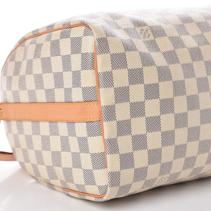 Louis Vuitton Damier Azur Speedy Bandouliere 30 10 of 11