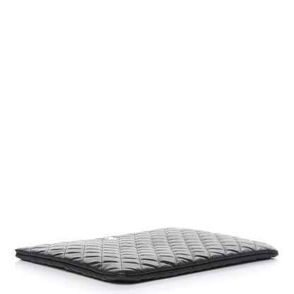 Chanel Caviar Quilted Large Cosmetic Case Black 4 of 8
