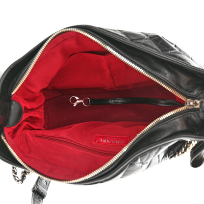 Chanel Aged Calfskin Quilted Medium Gabrielle Hobo Black 5 of 13