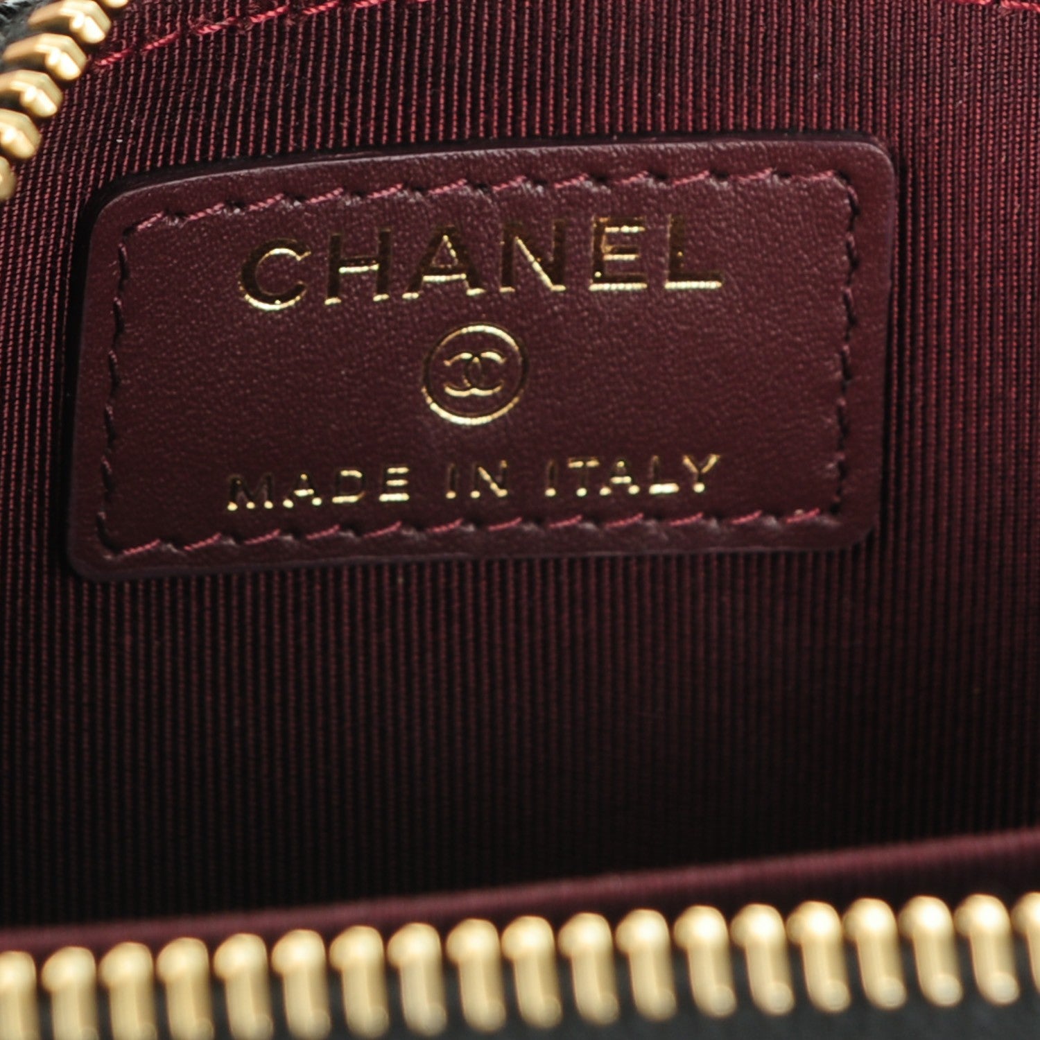 Chanel Caviar Quilted Zip Coin Purse Black 6 of 7