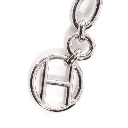 Hermes Palladium Silver Olga 5 Charms Chain Belt 5 of 6