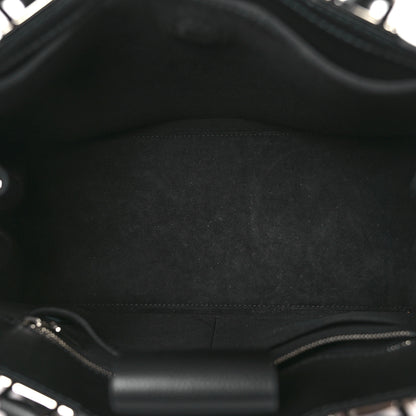 Louis Vuitton Calfskin Lockme Day Black 5 of 9