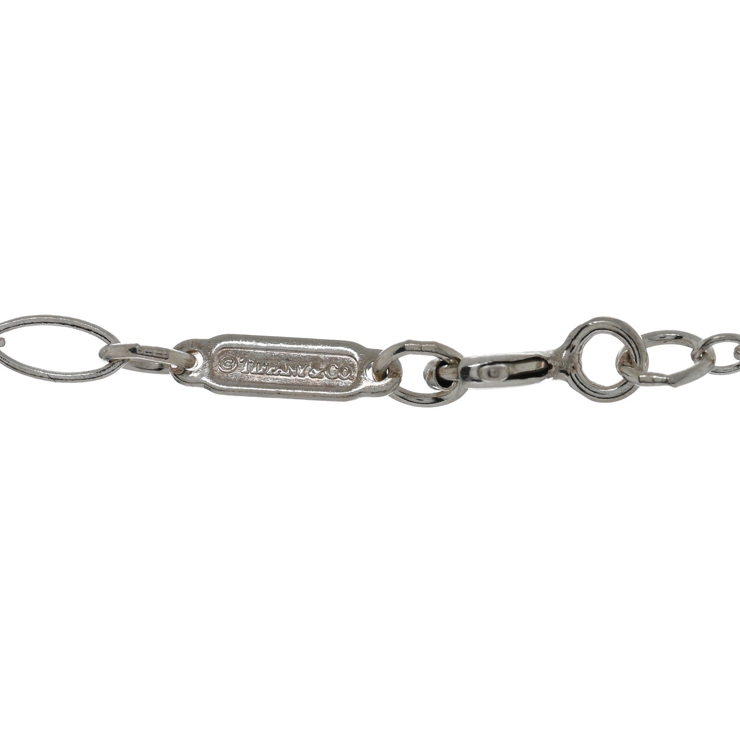 Sterling Silver Large Crown Key Pendant Necklace