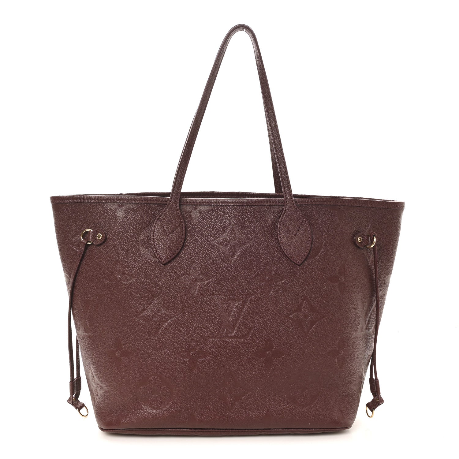 Louis Vuitton Empreinte Monogram Giant Neverfull MM Wine 1 of 10