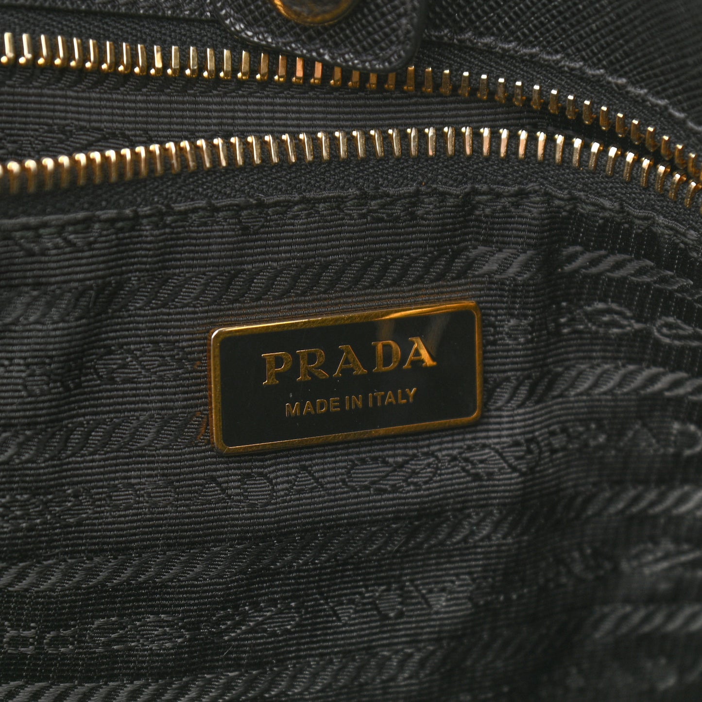 Saffiano Lux Large Tote Black