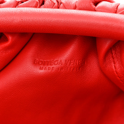 Bottega Veneta Nappa Intrecciato The Mini Pouch Bright Red 6 of 10