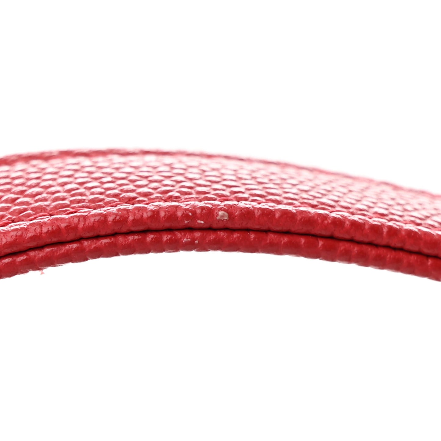 Caviar Lizard Embossed Quilted Small Coco Handle Flap Red