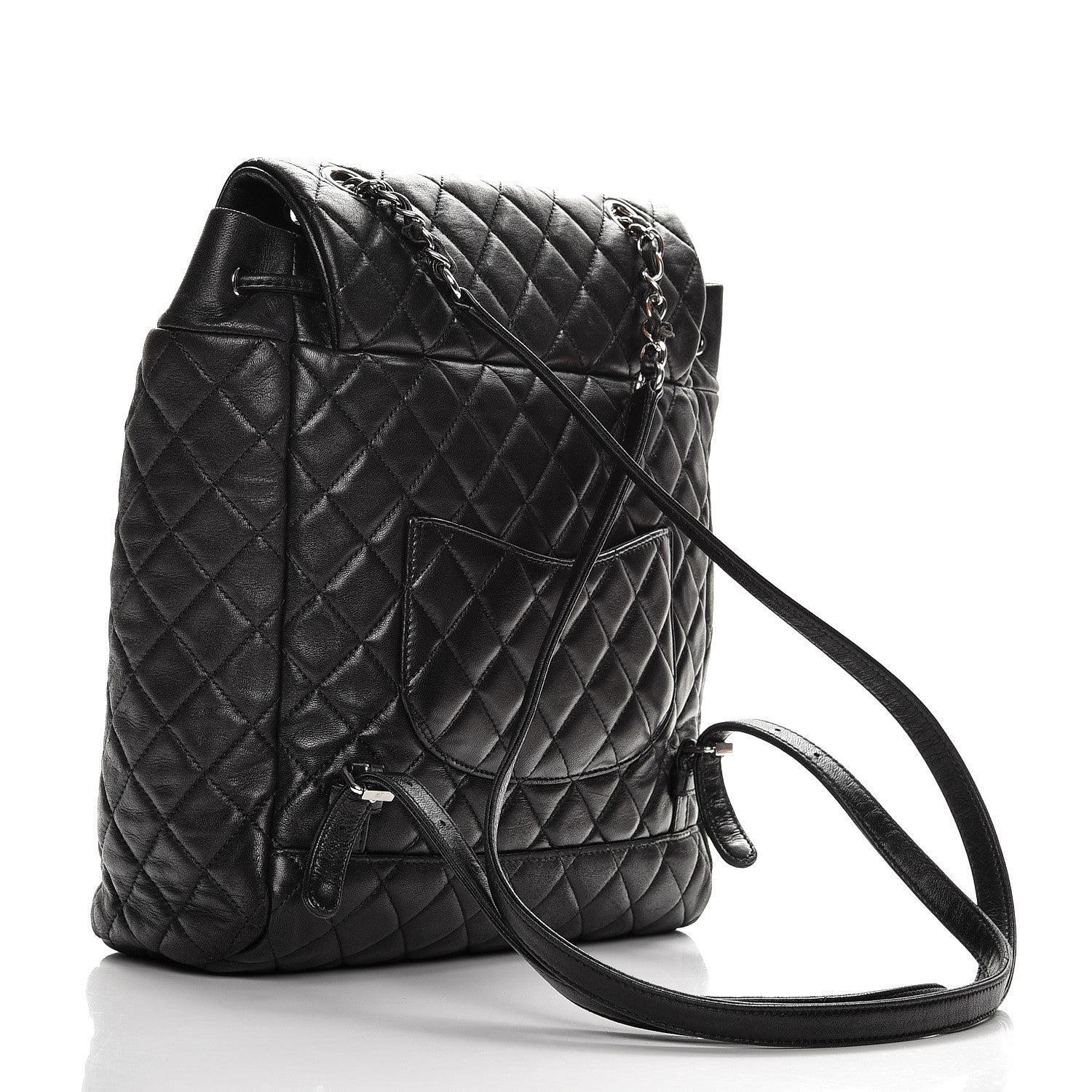 Chanel Lambskin Quilted Large Urban Spirit Backpack Black 3 of 14