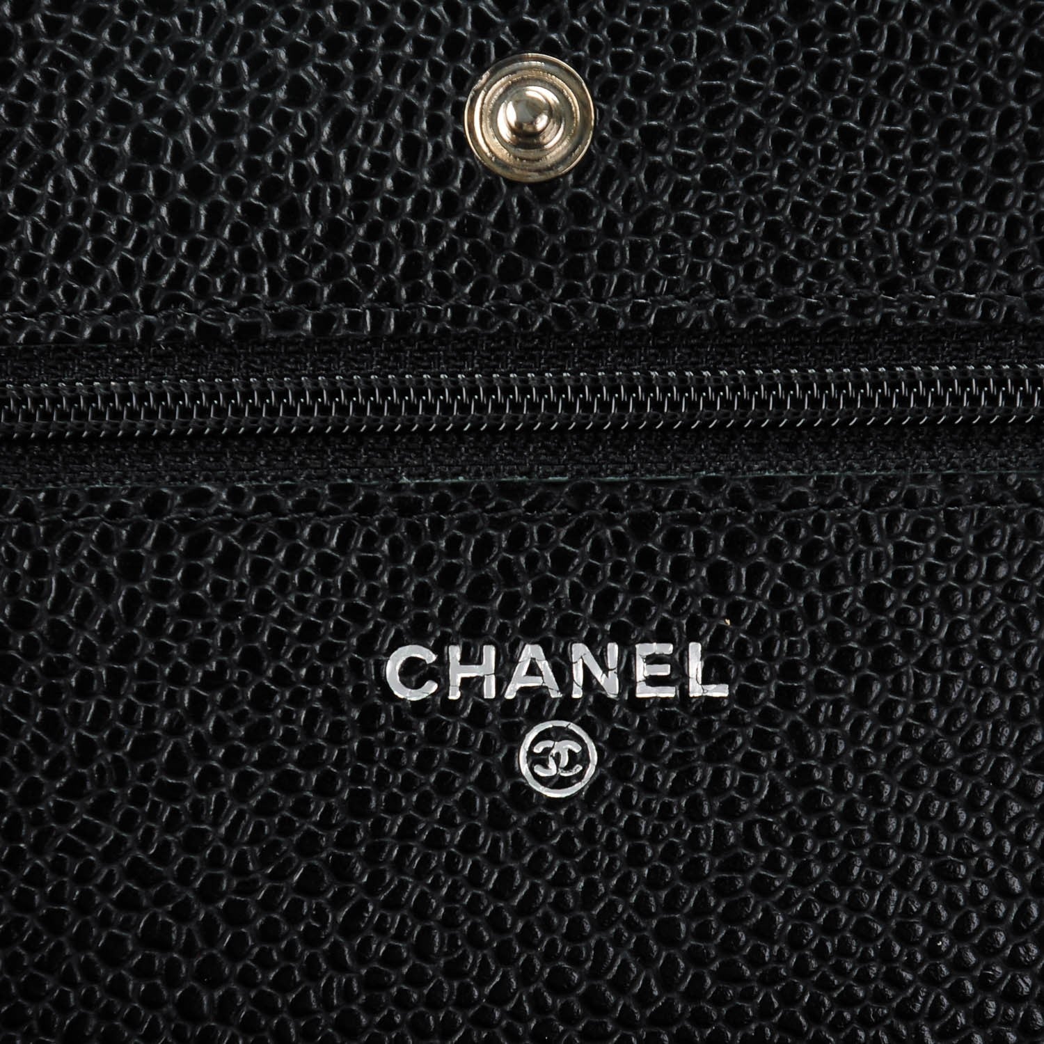 Chanel Caviar Quilted Wallet On Chain WOC Black 6 of 8