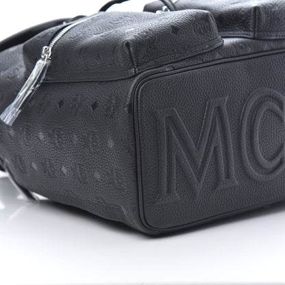 MCM Calfskin Ottomar Small Tivitat Two-Pocket Backpack Black 8 of 9