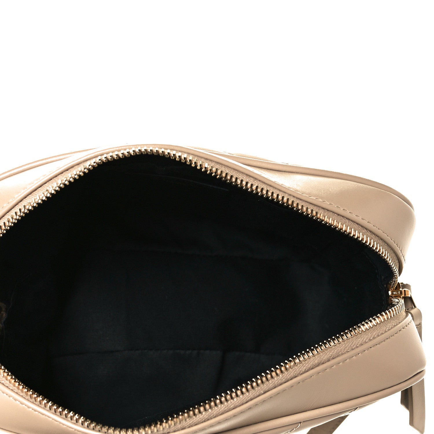 Saint Laurent Calfskin Matelasse Monogram Lou Camera Bag Dark Beige 7 of 7