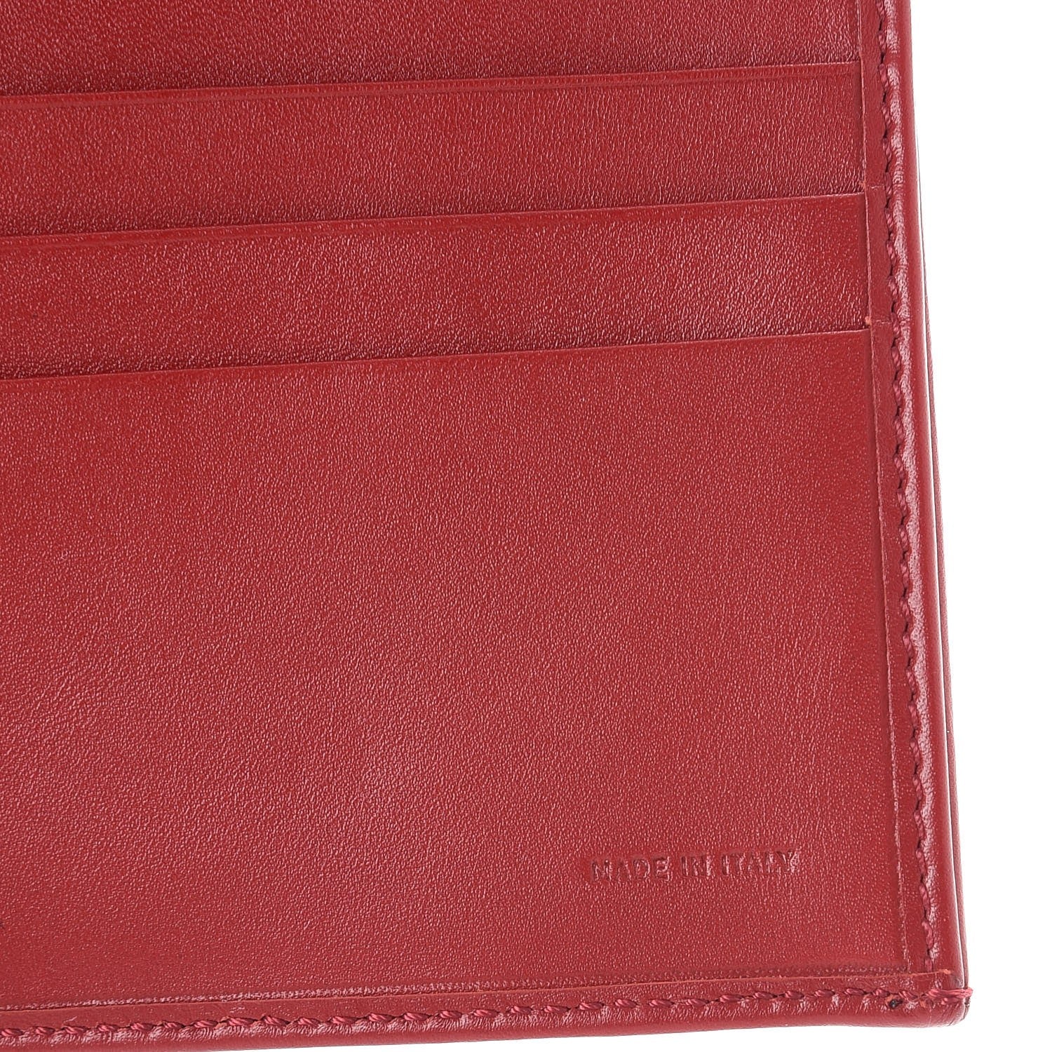Fendi Zucca Continental Wallet Tobacco Rosso 7 of 9