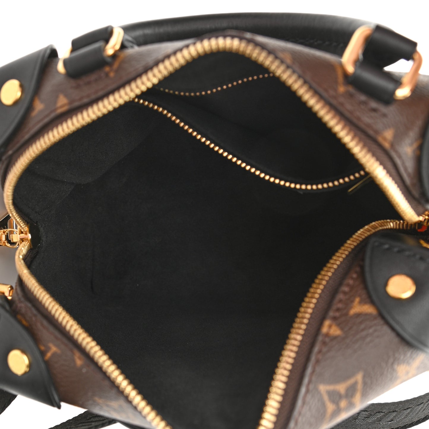 Monogram Petite Malle Souple Black