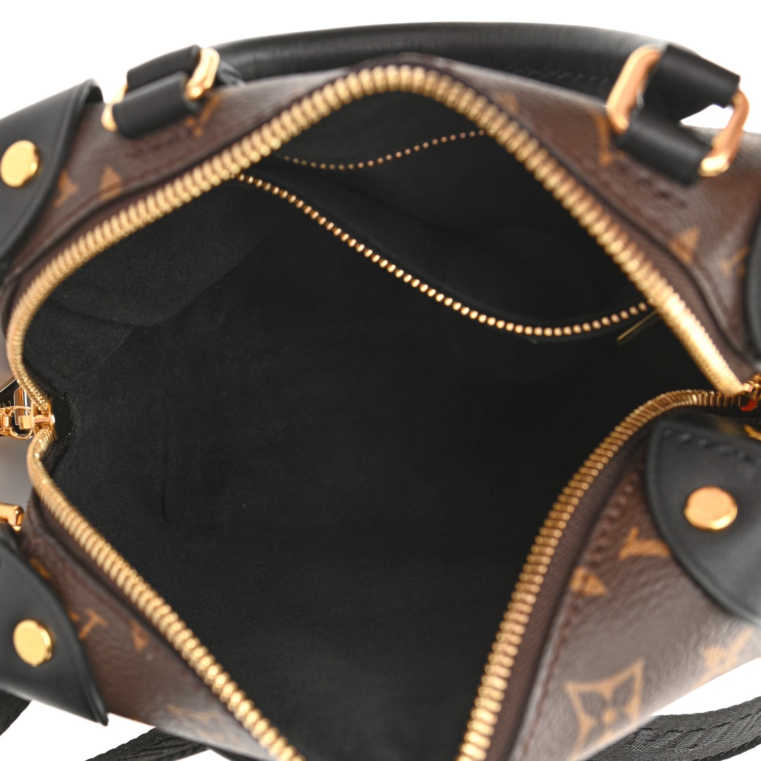 Louis Vuitton Monogram Petite Malle Souple Black 5 of 10