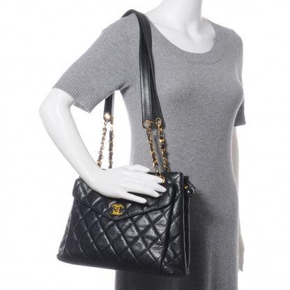 Chanel Caviar Quilted Tote Black 2 of 8